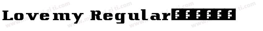 Lovemy Regular字体转换